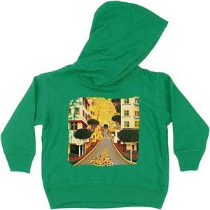Landscape Toddler Hoodie - Drawing Toddler Hooded Sweatshirt - Place Kids' Hoodi